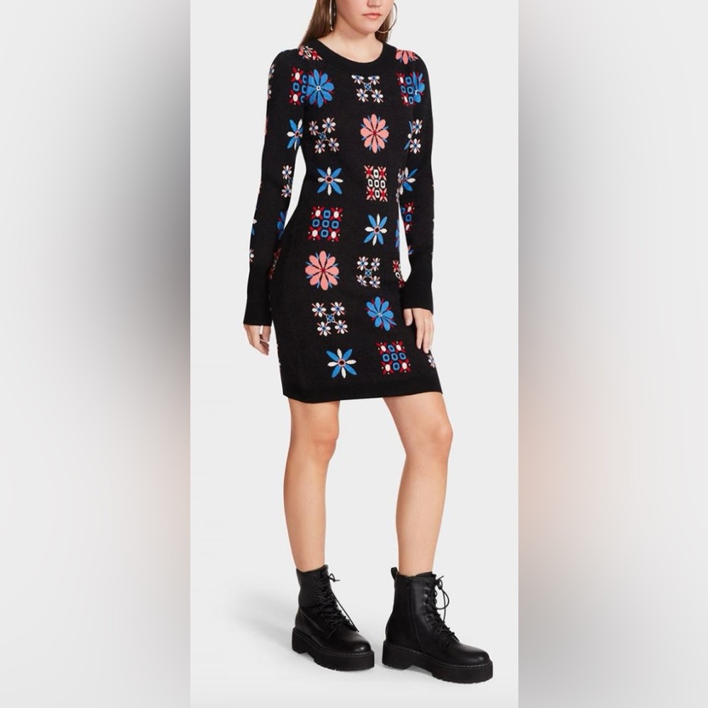 Betsey Johnson Tile Sweater Dress
